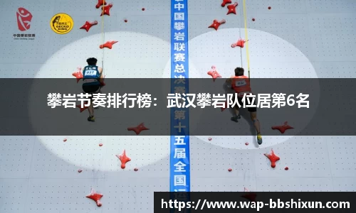 攀岩节奏排行榜：武汉攀岩队位居第6名